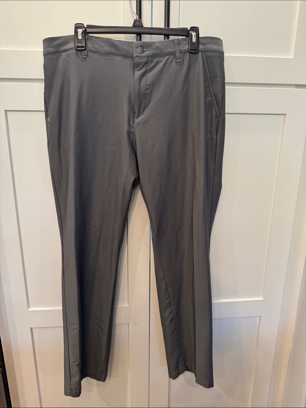 adidas Men's Charcoal Performance Pants
